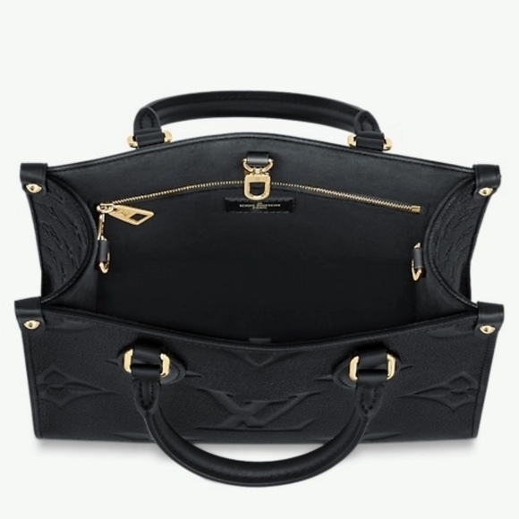 MSRP $3,595!! BRAND NEW! LOUIS VUITTON LV Empreinte ONTHEGO PM BLACK - Picture 6 of 17